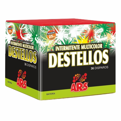Batería Destellos multicolor 36 Disp.